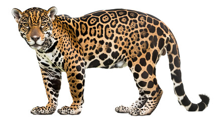 Naklejka premium Jaguar isolated on transparent background, png