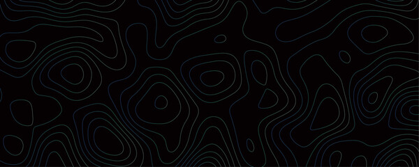 Abstract Geometric Topography Design with Contours and Depth Lines for a Dark Background Climbing and Adventure Banner
