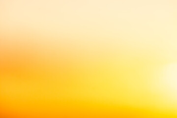 Luxury of light yellow and gold blurred gradient background has a little abstract light. sunlight...