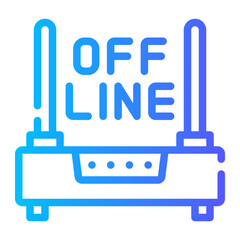 router gradient icon