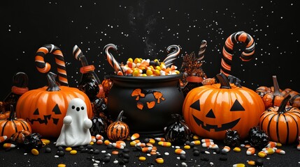 Halloween concept backdrop