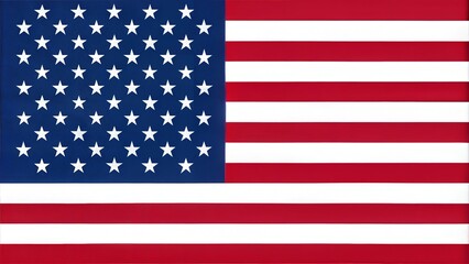 Fototapeta premium American flag with stars and stripes, national symbol of the United States