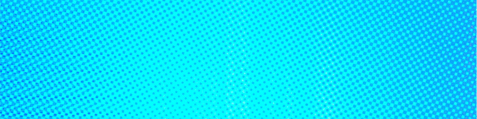 Blue gradient dots design panorama background. Suitable for banner, poster, advertising. and various other design works