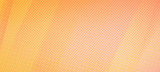 Orange gradient widescreen panorama background. Suitable for banner, poster, advertising. and various other design works