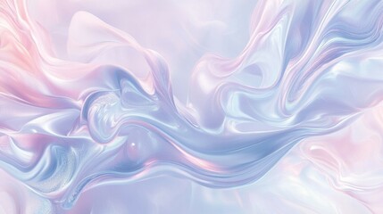 Abstract swirling pattern in soft pinks and blues.