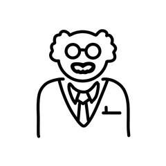 Obraz premium Scientist icon