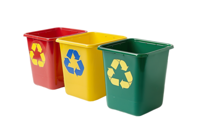 Recycling Bin isolated on transparent background, png