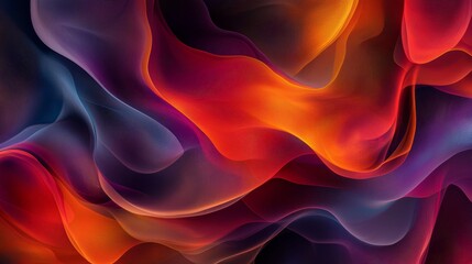 Obraz premium The neon color background is a digital desktop wallpaper that is fantastic for desktop use, with a black background and AI graphics