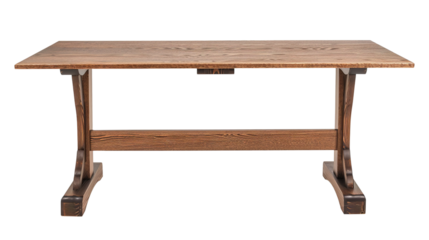 Table isolated on transparent background, png