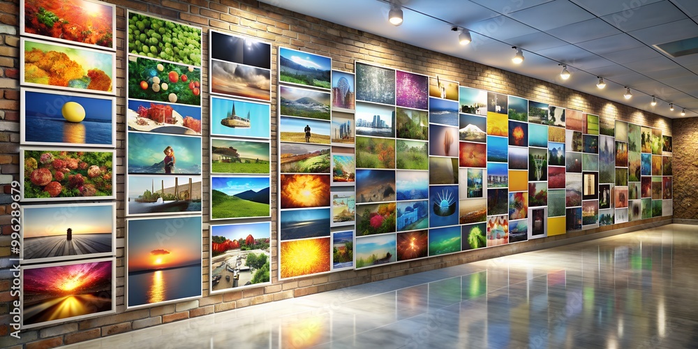 Poster a picture on a wall informative vibrant engaging generative ai