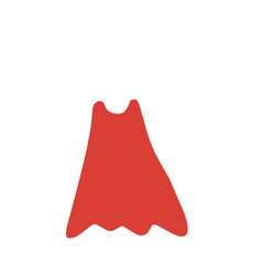 Red hero cape
