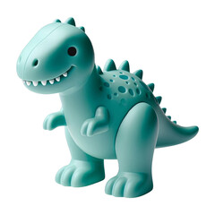 Dinosaur toy isolated on transparent background