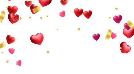 Frame balloon and confetti for holiday, party celebration Thai, valentines day background vector design in eps 10