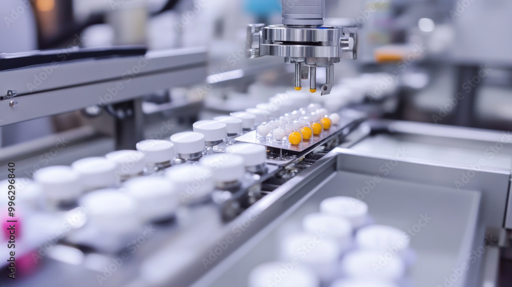 Poster automated robotic systems are efficiently handling packaging and labeling of pharmaceutical products