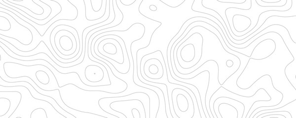 Modern Topographic Map Design with Seamless Geometric Contour Lines and Relief Patterns for a Physical Geography Illustration
