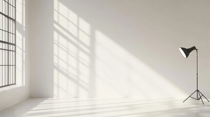 Bright high key lighting on a white background, ideal for fashion or product photography, clean and fresh