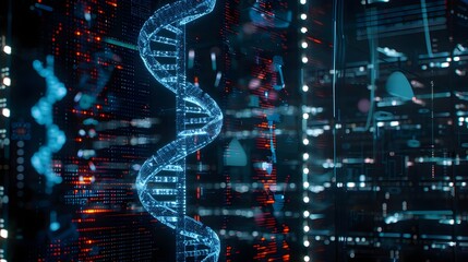 Holographic DNA Data Storage Display with Encoded Digital Information