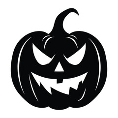 Halloween Pumpkin Silhouette Vector