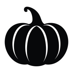 Halloween Pumpkin Silhouette Vector