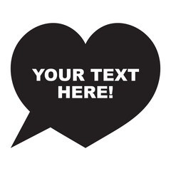 Editable Speech Bubbles. Vector illustration. EPS 10/AI