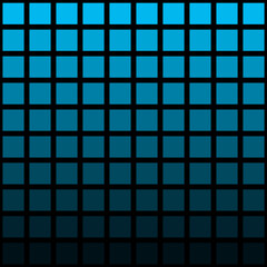 Schwarz blauer gradient Banner aus K&auml;stchen mit Farbverlauf