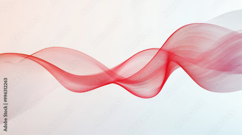 Poster an abstract vector illustration of a fast-speed car, with dynamic red and yellow light streaks repre