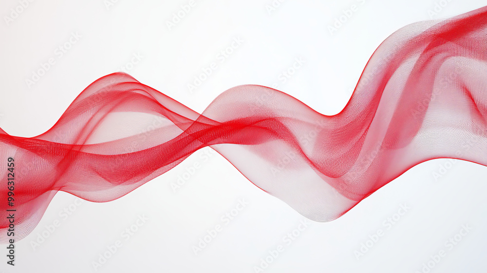 Poster an abstract vector illustration of a fast-speed car, with dynamic red and yellow light streaks repre