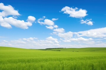 Fototapeta premium Grassland sky landscape outdoors.