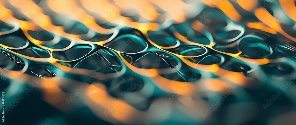 Poster high-tech developments in science and technology. synthetic brain neuron network can compare with re