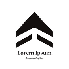 A letter initial logo design icon