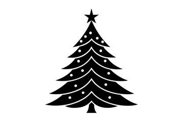 Obraz premium christmas tree illustration