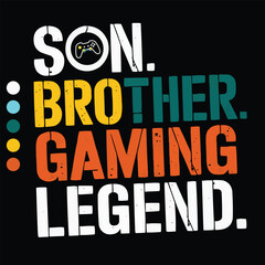 Gaming T-shirt design. Game mode on. Life is a game. Game over. Gaming is in my DNA. Gamer Best t-shirt Design. Game Best Vector and typography t-shirt