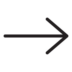 Iconname Arrow Icon Outline Style. Simple Direction Symbol Vector Illustration — Pixel-perfect Icon.