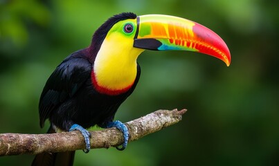 Stock photography photo image of toucans in the jungle in HD 8K