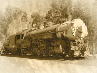 old steam locomotive