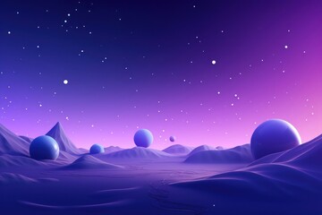 Naklejka premium Space landscape astronomy universe.