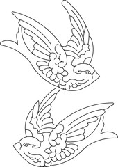 Vector sketch illustration silhouette design decorative ornament floral classic vintage ethnic traditional design complement