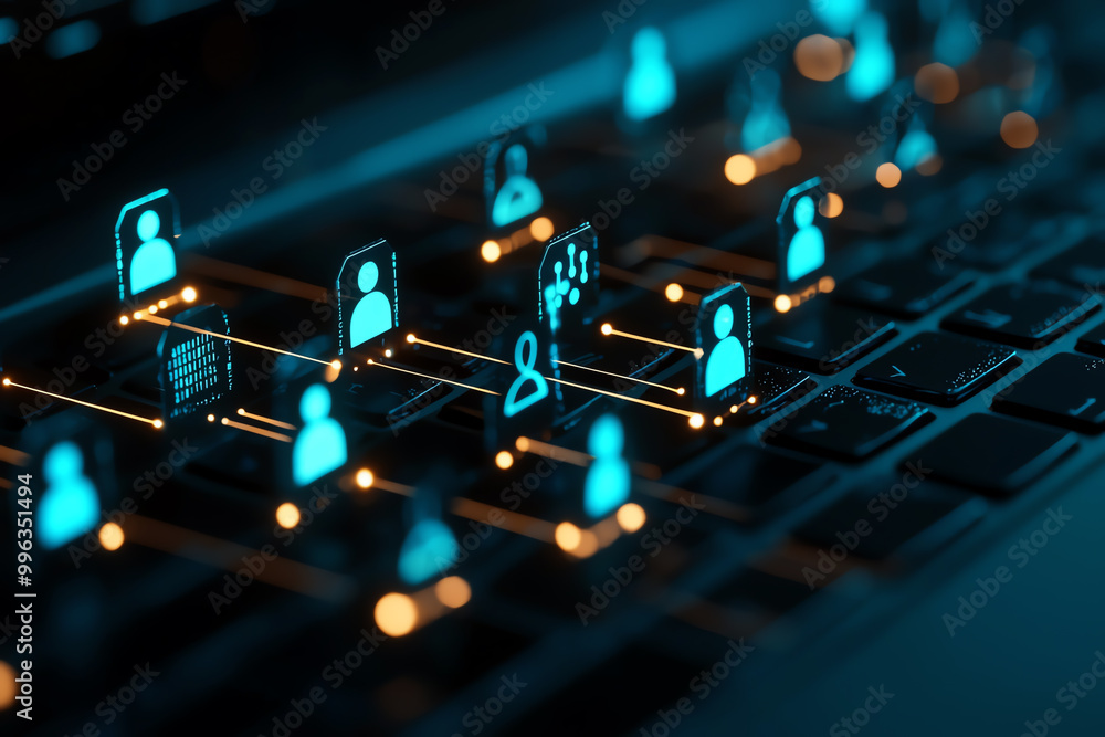 Aufkleber hr system using ai to track candidate compatibility for optimal team building in recruitment, hr rec