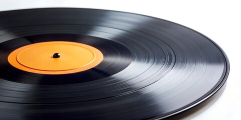 Obraz premium Schallplatte Vinyl Schellack Vinylscheibe Scheibe Platte Generative By AI