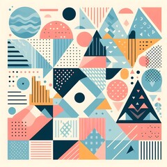Obraz premium Abstract shape wallpaper for desktop and smartphone 