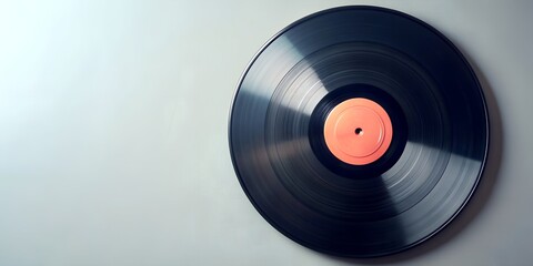 Fototapeta premium Schallplatte Vinyl Schellack Vinylscheibe Scheibe Platte AI Generative