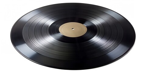 Obraz premium Schallplatte Vinyl Schellack Vinylscheibe Scheibe Platte Generative AI