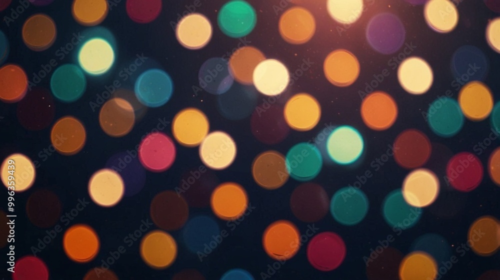 Poster abstract background with bokeh, blur background