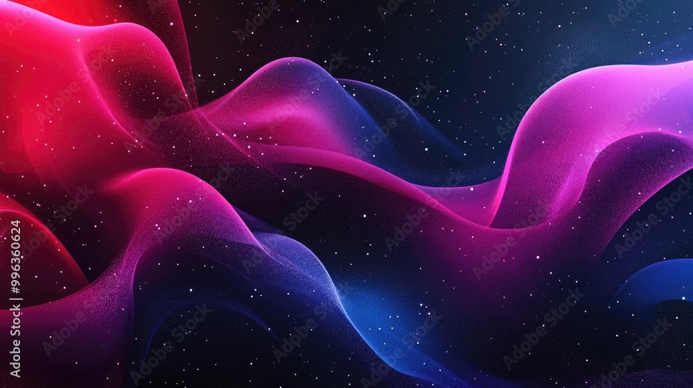 Poster fluid gradient abstract technology design suitable for creative presentations or annual event backgr