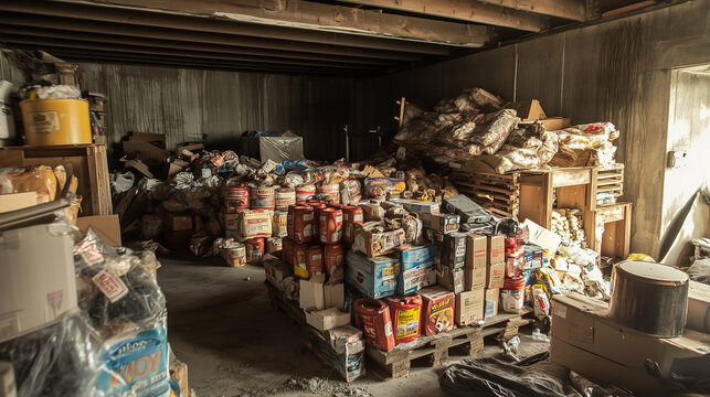 100-Day Survival Stockpile with Essential Items for Long-Term Storage