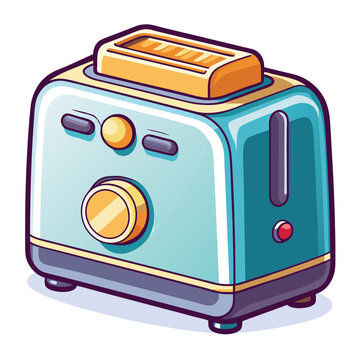 recommend clip art: Toaster vector illustration