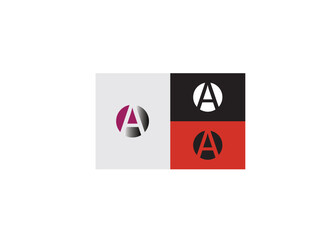 Print,  A logo, logo, A Letter Logo for business and company identity with gold color. A letter, A letter logo design, A letter logo black color.