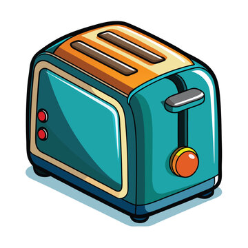 recommend clip art: Toaster vector illustration