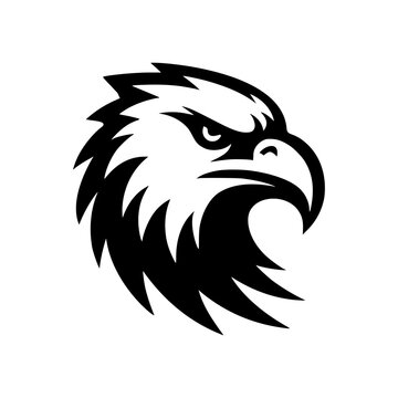 eagle head icon illustration art