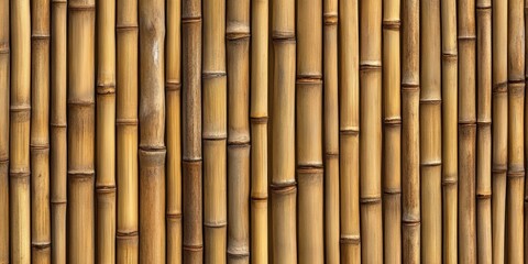 Naklejka premium Seamless Bamboo Wall Background for Design Projects